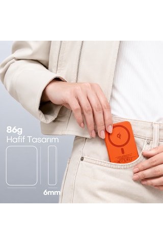 Hooma Magpulse 3 Slim 3000 Mah Powerbank Siyah Hooma
