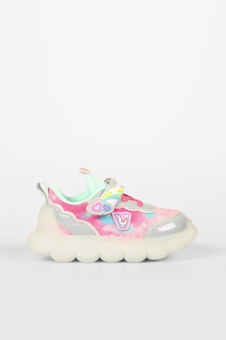 Vicco Kız Çocuk Gümüş Işıklı Balloon Sneaker Gümüş