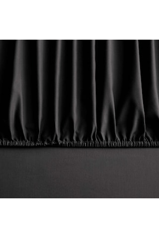 Linens Mix&Match Saten King Lastikli Çarşaf Siyah