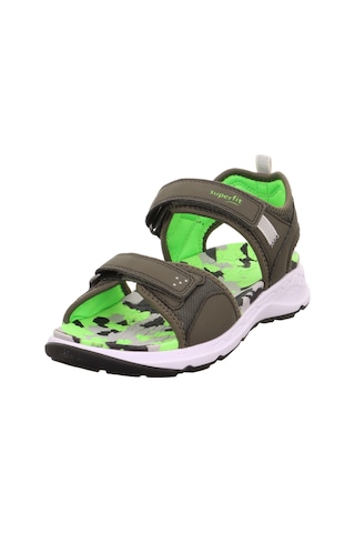 Superfit Criss Cross Çocuk Sandalet Kamuflaj - Haki 000586-7010