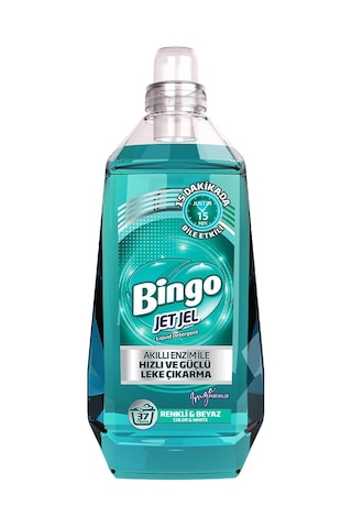 Bingo Jetjel Renkli ve Beyazlar Sıvı Deterjan 1480 ML