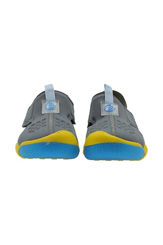 Panço Unisex Bebek Cırt Cırtlı Gri Sandalet