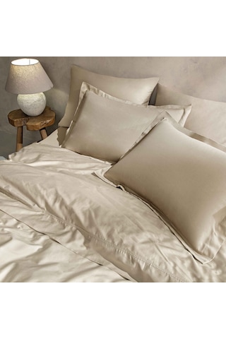 Linens Mix&match Pamuk Saten Queen Size Lastikli Çarşaf Camel