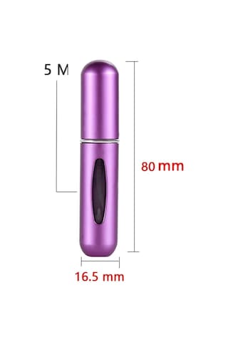 Sunup Sn-14515 Pratik Doldurulabilir Mini Cep Parfüm Şişesi Alüminyum 5ml