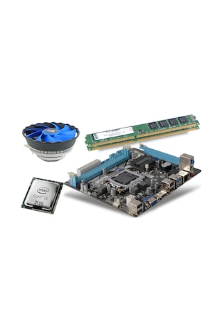 I32120 3.30Ghz İşlemci Esonıc H61 Anakart 4Gb Ram Snowman M1