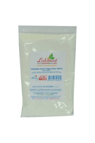 Hindistan Cevizi Yağsız Kuru 100 Gr Paket Doğal