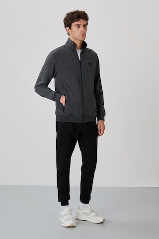 Tommy Life Anton Antrasit Melanj - Siyah Jogger Eşofman Takım - 85178 Antrasit - Siyah