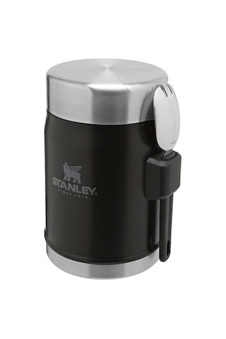 Stanley Klasik Kaşıklı Siyah 0.40 lt Çelik Yemek Termosu Çok Renkli