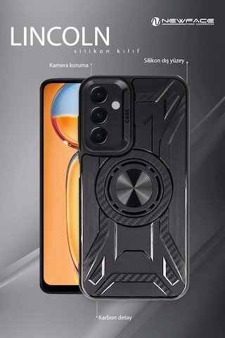 Gld-spt- Newface Xiaomi Redmi Note 13 Pro 5g Kılıf Lincoln Silikon - Siyah