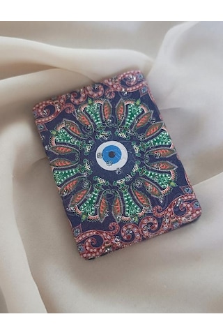 Ayna Makyaj Aynası Nazarlı Kötü Göz Model Cep Çanta El Aynası 17245