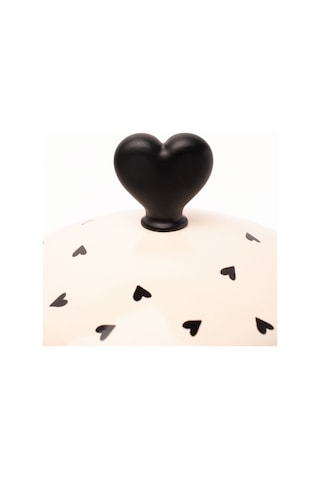 Black Cupid Çaydanlık Kapağı Yedek Kapak Krem - Siyah