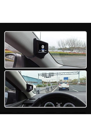 Sanal Gösterge Paneli Hud Head Up Display Obd Sistem Yan Direk Obd