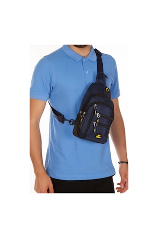 Newish Polo Body Bag Usb Çıkışlı Çapraz Göğüs Ve Sırt Çantası-lac Lacivert
