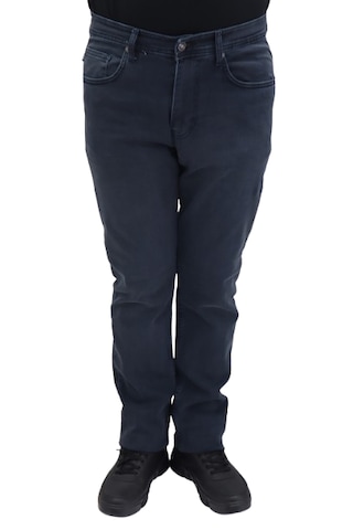 Hacker Jeans Hacker Dmctekstil Erkek 1010 Yüksek Bel Normal Kesim Boru Paça Jean Pantolon Indigo