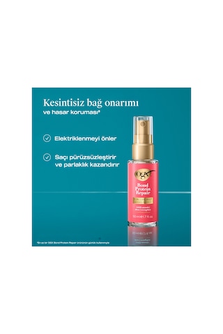 Ogx Bond Protein Repair 3 Etkili Yağ 50 Ml