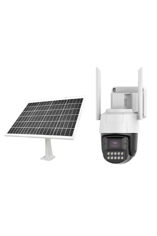 Otomatik Hareket Takibi 4 Mp 4g Solar Panelli Sim Kartlı Kamera