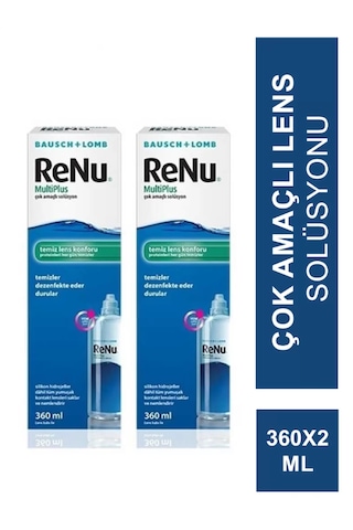 ReNu Multiplus Çok Amaçlı Lens Solüsyonu 360 ml 2 Adet ReNu Multiplus Çok Amaçlı Lens Solüsyonu 360 ml 2 Adet