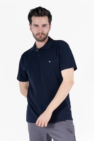 Yıldırımlar T-shirt %100 Pamuk Polo Yaka Fleto Cepli %100 Pamuk Lacivert