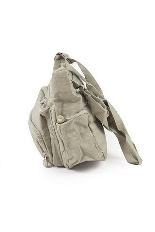 Krinkıl / Klinkır Su Geçirmez Kumaş Çok Gözlü Çapraz Kol Ve Omuz Postacı Çantası 116g Bej