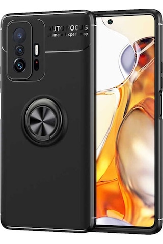 Xiaomi Mi 11t Pro 5g Kılıf Zore Ravel Silikon Kapak Siyah
