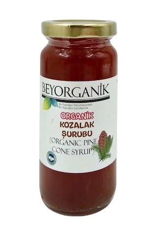 Organik Çam Kozalak Şurubu Şekersiz Kozalak Suyu 230 G