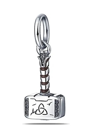 Avengers Thor Çekiç Mjolnirs Charm Gümüş Kaplama