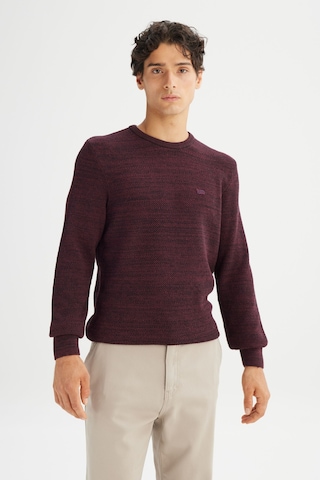 Lee Regular Fit Bisiklet Yaka Erkek Triko Kazak L2520364810 Bordo