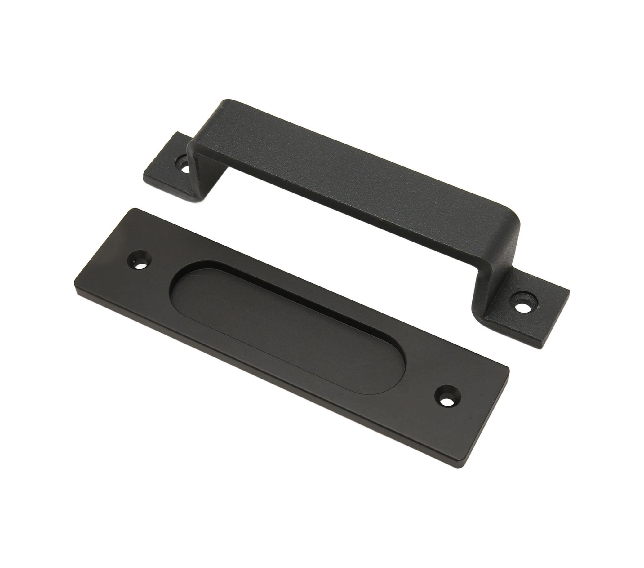 Geeroyoo Alüminyum Alyazı Barn Kapısı Kolu, Çift Taraflı, Uçsuz, Sıkı Tutuş, Kolay Kurulum, Siyah, Garaj/depo Uygulaması 9871, 160mm Diğer