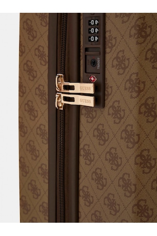 Guess Latona 18 İnç 8 Tekerlekli Kadın Kahverengi Valiz Twhk9211983-ltl Kahverengi