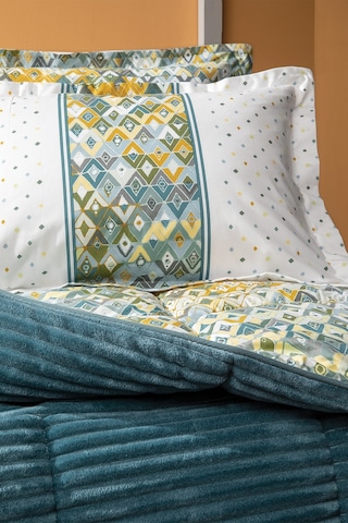 Yataş Bedding Diamond Çift Kişilik Triola Set - Yeşil