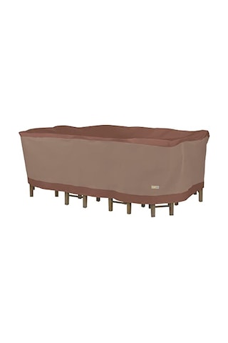 Son Derece Suya Dayanıklı 22 Cm Dikdörtgen/oval Veranda Masası Sandalye Kılıflı Diğer