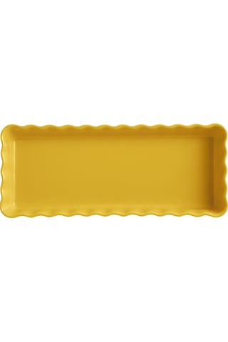 Emile Henry Tart-börek-fırın Kabı Dikdörtgen 36.5 X 15 Cm - Mat Sarı/provence Yellow Mat Sarı