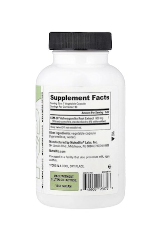 Nutrabio, Ksm-66 , As-hw-aga-ndha, 90 Capsules
