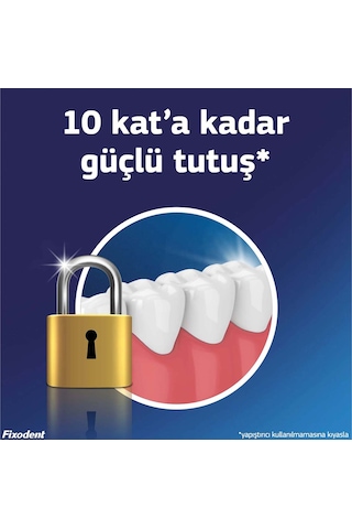 Fixodent Plus En İyi Tutuş Diş Protez Yapıştırıcı Krem 40 G