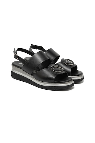 Black Sandalet Kadın Diğer 10221-e5 Repo Siyah