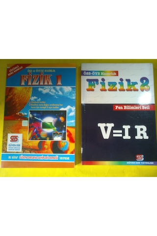 Fizik Cilt 1-2 Soru Bankası Öss-Öys Güvender Yayın. 1995- 1997 Ba Fizik Cilt 1-2 Soru Bankası Öss-Öys Güvender Yayın. 1995- 1997 Ba