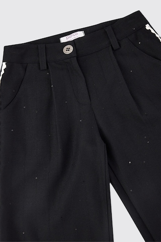 Panço Kız Çocuk Beli Lastikli Lacivert Pantolon 2621gk04001