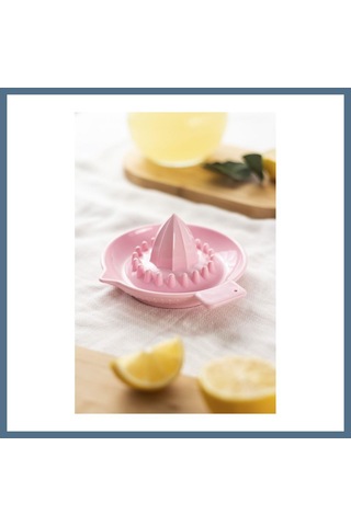 Buradabulabilirsin Akrilik Koyu Pembe Limon Sıkacağı Pratik Limon Sıkacağı Bbz