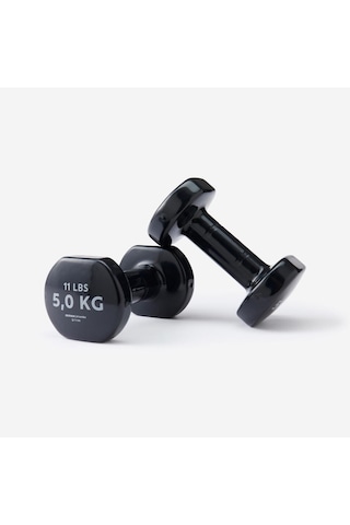 Domyos Dambıl - 2x5 Kg - Siyah