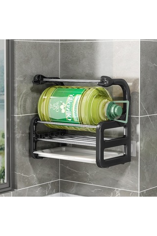 Reedark Yeşil Cüce Kuğu Duvar Tipi, Delme Yok, Mutfak Sünger Ve Mıska Bezi Kurutma, Depolama Ve Düzenleme Rafı Duvar Montajlı Diğer