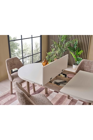 Vitale Yemek Odası Takımı Bronz