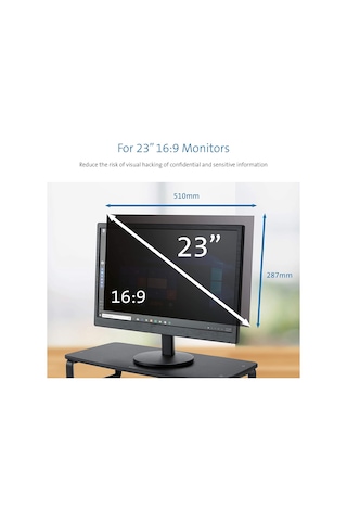 Kensington 626485 Gizlilik Filtresi İki Yönlü Çıkarılabilir 58.4c