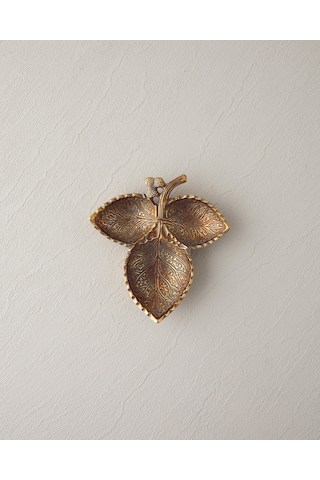 English Home Grön Dekoratif Tepsi 17x16,3x3 Cm Gold