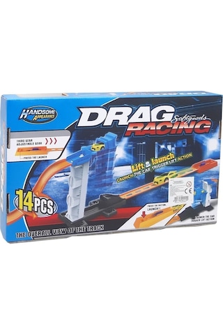 Araçlı Aksiyon Oyun Seti 14 Parça Renkli