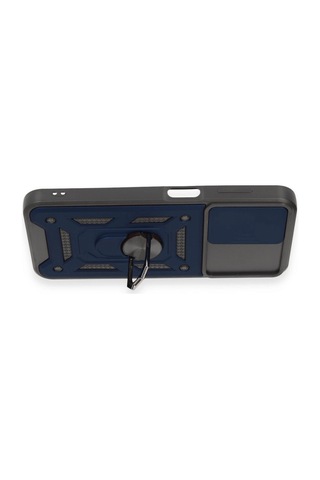 Samsung Galaxy M14 5g Kılıf Pars Lens Yüzüklü Silikon - Lacivert