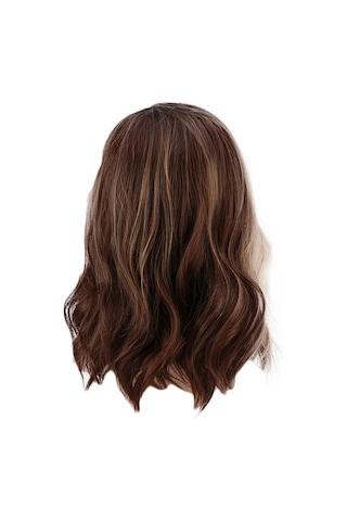 Lebıhmurah Wg2496 Kadın Moda Ön Dantel Peruk Kahverengi Doğal Görünümlü Kadın Cury Peruk