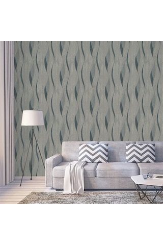 Duka Modern Mavi Desenli Duvar Kağıdı Dk.13171-3 16 M2