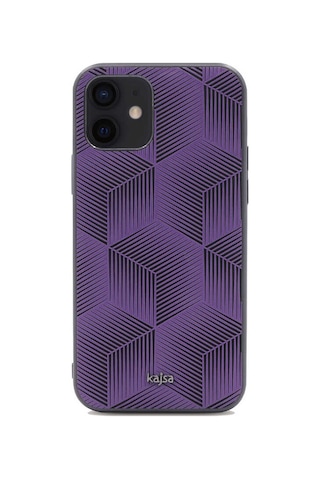Kajsa Apple Uyumlu iPhone 12 Pro Kılıf Kajsa Splendid Serisi 3D Cube Kapak ZORE-216762