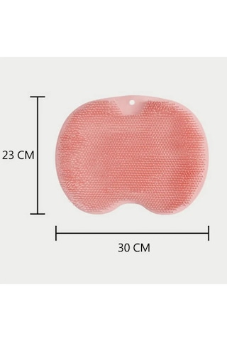 Vantuzlu Silikon Banyo Ayak Sırt Masaj Pedi Fırçası