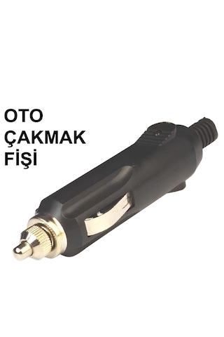 Araç Çakmak Fişi Erkek 12v Seyyar Kablo Tip Oto Erkek Çakmak Sok